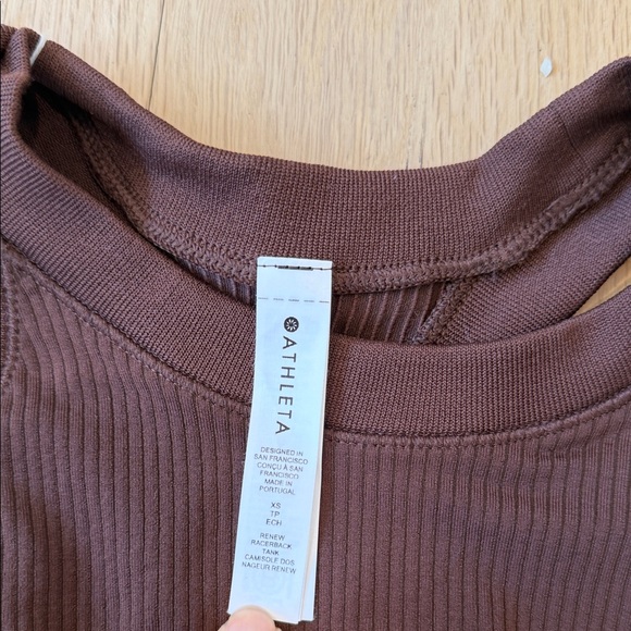 Athleta Cocoa Ribbed Tank - Picture 2 of 3